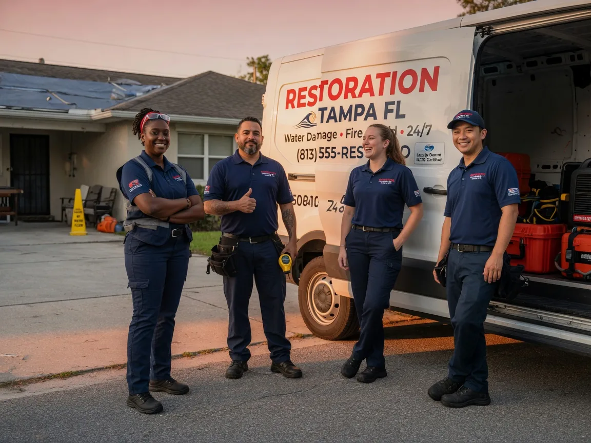 Water Damage Restoration company in Pointblank, TX